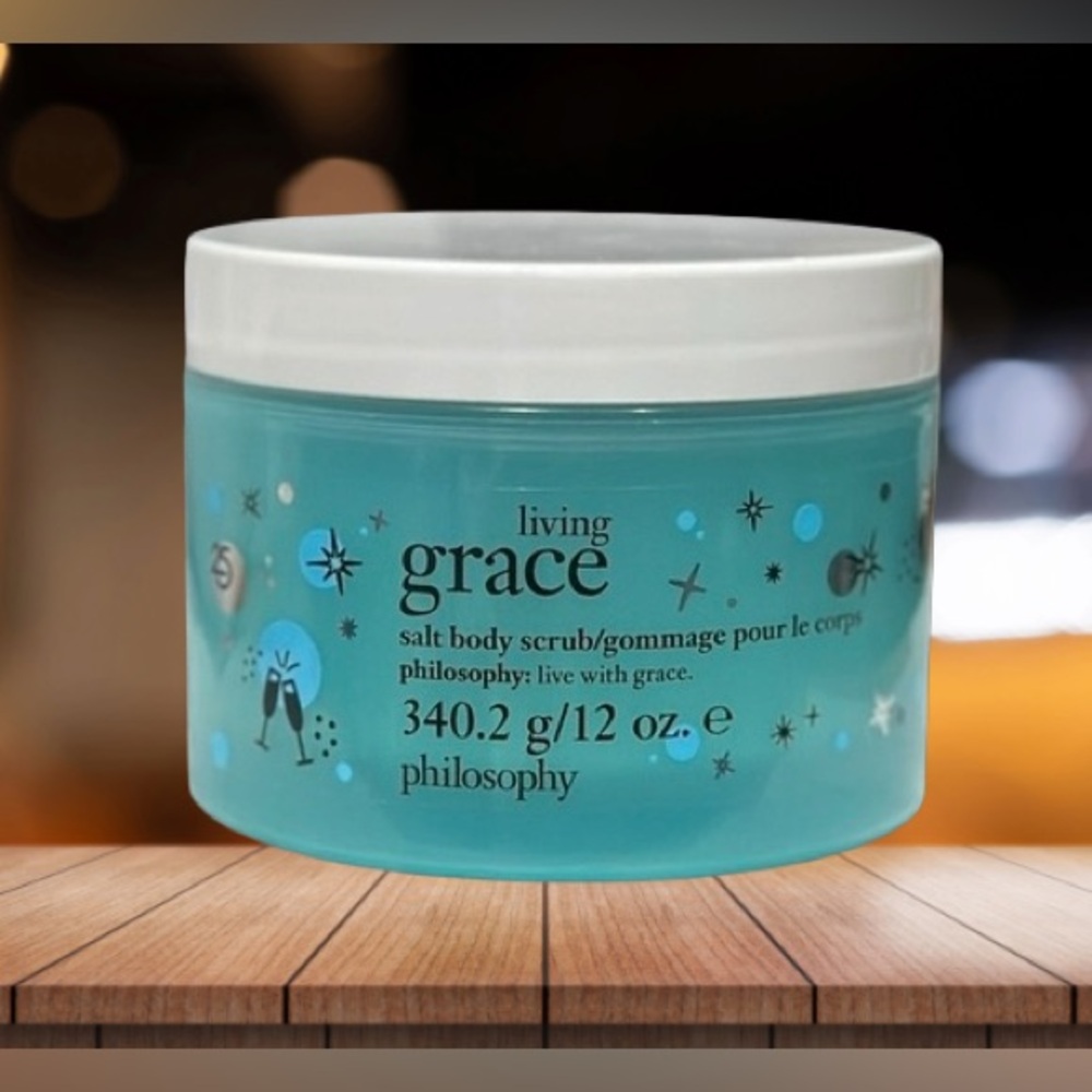 NEW! Philosophy Living Grace 25th Anniversary Fine Fragrance Salt Scrub